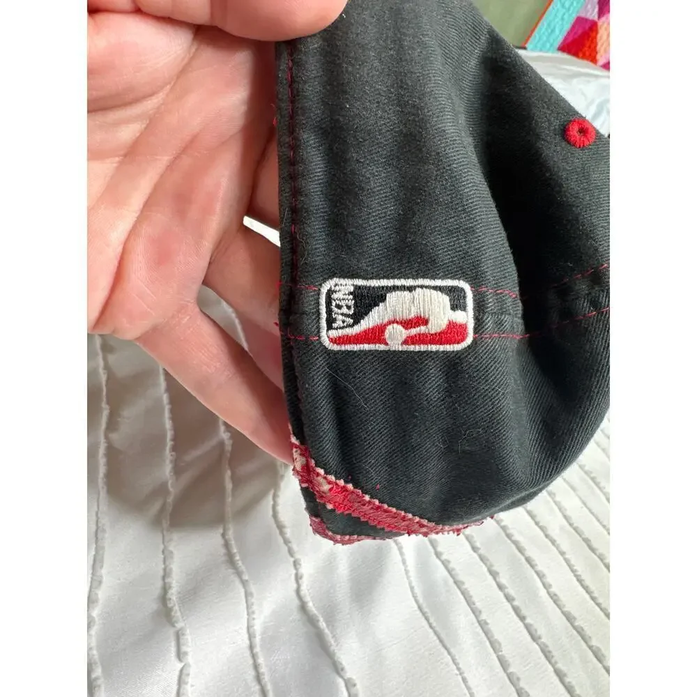 Adidas x NBA Portland Trail Blazers Flexfit Hat Black/Red One Size
